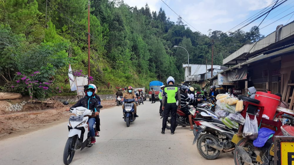 Satlantas Polres Mamasa Tilang 30 Unit Kendaraan Dalam Jangka Lima Hari